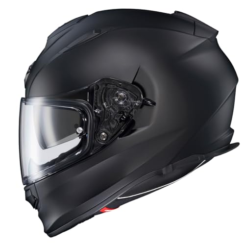 ScorpionEXO Ryzer Full Face Motorcycle Helmet with Pinlock Ready Shield with Integrated Speaker Pockets DOT ECE Approved S...