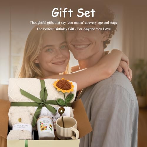 Get Well Soon Gifts Basket for Women, An Uplifting Self Care Package，After Surgery Recovery, Sick, Thinking of You, Birthd...