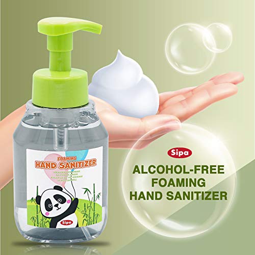 SIPA Foaming Hand Sanitizer 10.8oz (320ml), Alcohol-Free, Fresh Scent, Moisturizing Hand Perfect for Sensitive Skin Non-sticky, No Rinse, (PACK OF 4)
