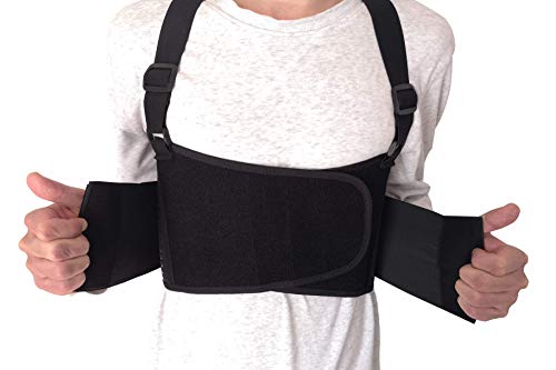 Solmyr Rib and Chest Support Brace, Broken Rib Brace, Breathable Rib Belt for Sore or Bruised Ribs Support, Sternum Injuri...