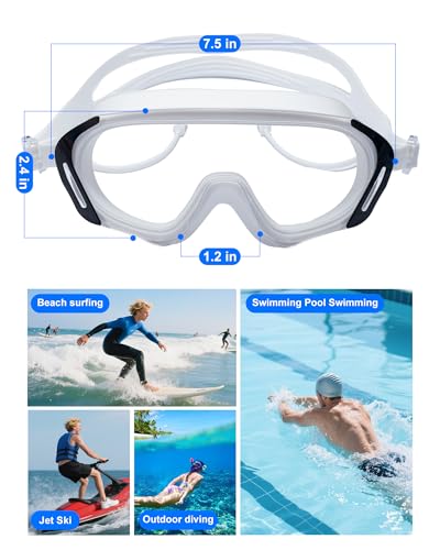 seasprint Swim Goggles, Wide Angle Anti-fog and UV Leak Proof Goggles,Swimming Goggles for Adult Youth