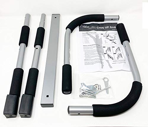 AbleFitness Doorway Chin up Bar Pull up Bar Sit up Multi-Function Home Gym Door Trim Friendlier Design (Pull Up Bar)
