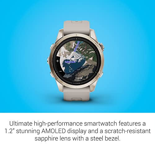 Garmin epix Pro (Gen 2) Sapphire Edition, 42mm, High Performance Smartwatch, Advanced Training Technology, Built-in Flashl...