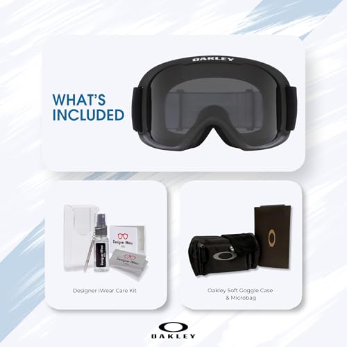 OAKLEY O-Frame 2.0 PRO M/L/S Ski Goggles For Men For Women OO7124, OO7125, OO7126 +BUNDLE with ACCESSORY EYEWEAR KIT