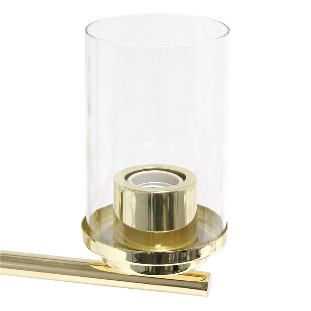Elegant Designs 3-Light Pendant Chandelier, 15 Glass & Metal, Gold, Model Pt1018-Gld For Kitchen, Foyer, Dining Room