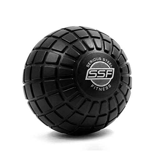 SERIOUS STEEL FITNESS 5" Foam Massage Ball - Deep Tissue Muscle Knot Release Tool - Back, Legs, Shoulders, and More (5" In...