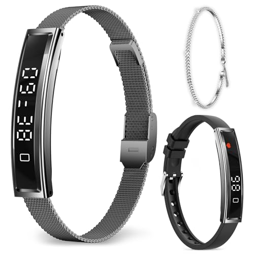 Fitoncloud Smartwatch for Women Men, Ultralight Smart Bracelet with Heart Rate/Blood Oxygen/Sleep Monitor/Pedometer,12 Spo...