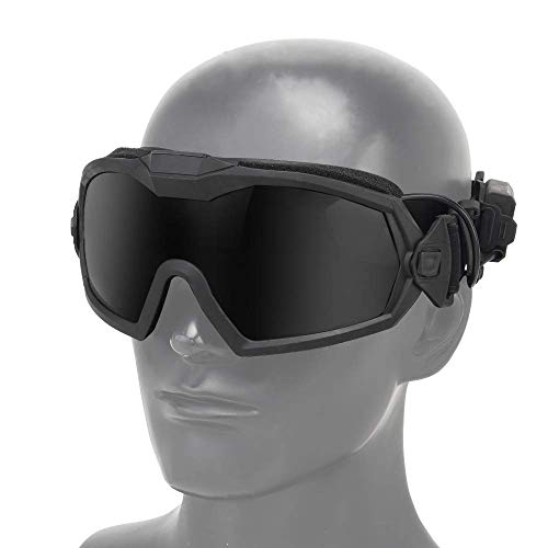 H World Shopping Airsoft Goggles Anti Fog with Fan and Interchangeable Lens Military Shooting Safety Goggles & Glasses