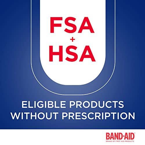 BAND-AID Brand Skin-Flex Adhesive Bandages for First Aid and Wound Care of Minor Cuts and Scrapes & Burns, Flexible Steril...