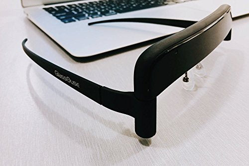 Latest and Improved! GlassOuse V1.4 Wireless Bluetooth Wearable Hands Free Mouse for Gamers, People with Disabilities & Ot...