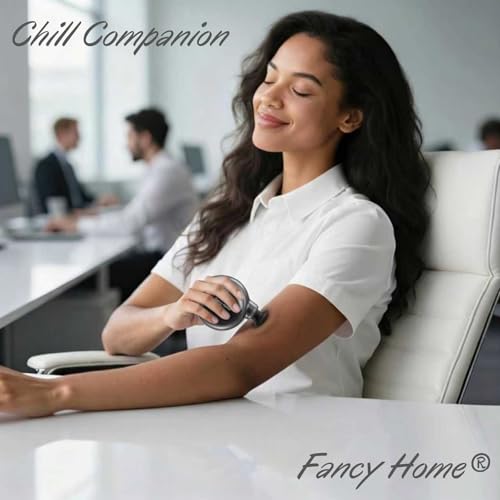 Fancy Home® Mini Massage Gun - Small Titan | Palm-Sized Deep Tissue Massager Gun, Unique Circular Pocket Muscle Massage Gu...