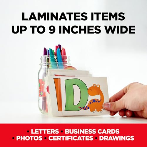 Scotch PRO TL906 Thermal, Laminator Machine, 1 Laminating Device, White/Blue, Laminate Recipe Cards, Photos, Documents, fo...