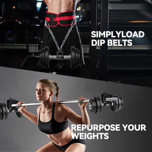 BROQIXIN Home Gym Clips : Load Dumbbells on Barbells, Turn Bars into Landmines, T-Bar Row with Any Grip, Hook Dumbbells on...
