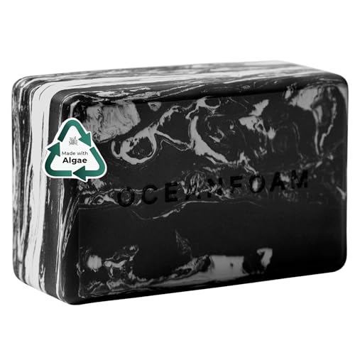 Oceanfoam Workout Block - High-Density Foam Exercise Block, Lightweight, Non-Slip for Stability & Support in Pilates, Yog...