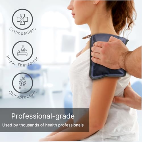 FlexiKold Gel Soft Flexible Ice Packs for Injuries - Reusable Freezer Cold Pack, Cold Compress & Cooling Gel Pad for Face,...