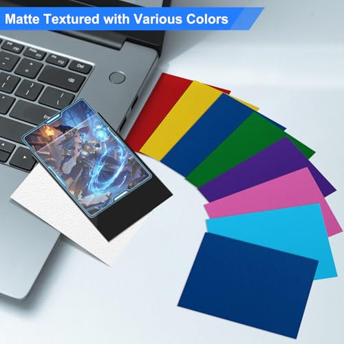 White Matte Card Sleeves for MTG, 300 Pieces Perfect Fit Standard Card Sleeves for Trading Card Sports Cards Baseball Card...