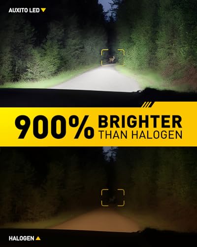 AUXITO 9005/HB3 H11/H9/H8 Fog Light, 62000LM 900% Brighter H8 H9 HB3 Bulbs Combo 5 Mins Install, Plug-N-Play, IP68 Waterpr...