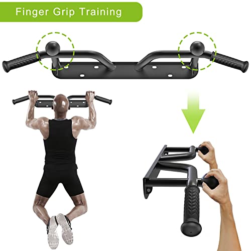 Kipika Heavy Duty Wall Mounted Doorway Pull Up Bar, Multifunctional Chin Up Bar, Portable Fitness Door Bar, Body Workout H...