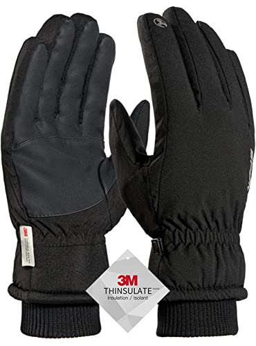 TRENDOUX Winter Gloves for Men Warm: 3M Thinsulate -20℉ Windproof Waterproof Ski Women Glove with Touchscreen Thermal Lini...