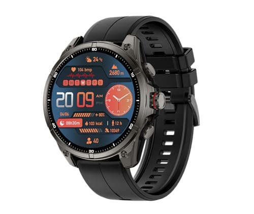 afoloery GPS Running Watch and Outdoor Smartwatch, AMOLED Display, Built-in LED Flashlight,Multisport GPS Smartwatch,5ATM ...