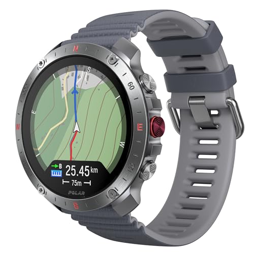 Polar Grit X2 Pro Premium GPS Smart Sports Watch – Ultimate Outdoor Adventure Watch with Rugged Design, Advanced Navigatio...