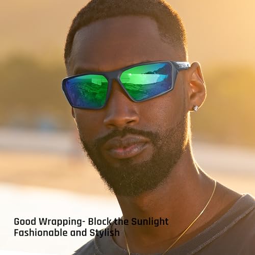 Polarized Sports Sunglasses for Men Women Fishing Running Driving Cycling Sunglasses