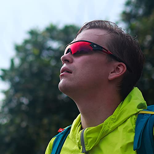 TOREGE Polarized Sports Sunglasses for Men Women Cycling Running Driving Fishing Glasses TR002