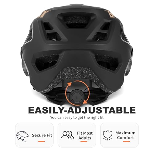 BATFOX NTA 8776 E-Bike & Mountain Bike Helmet for Adults Youth, E-MTB Cycling Helmet for Men Women (52-60CM)