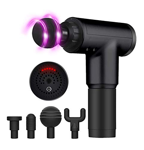AHCS 6 Speeds Massage Gun, Cordless Handheld Deep Tissue Muscle Massager, Chargeable Percussion Device Super Quiet