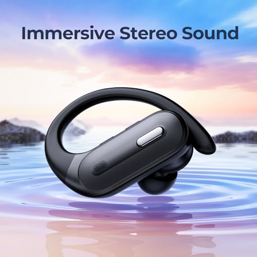 Active Noise Cancelling Wireless Earbuds Bluetooth Headphones 90 Hrs Playtime Ear Buds with Hi-Res Stereo Deep Bass Power ...