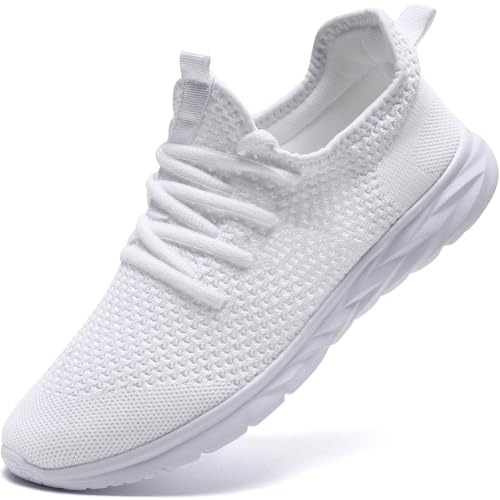 Womens Running Shoes Lightweight Tennis Shoes Slip On Walking Shoes Breathable Sneakers for Gym Travel Work