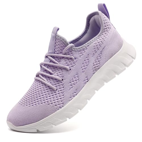 DLWKIPV Women's Running Shoes Lightweight Walking Sneakers Tennis Athletic Lace Up Gym Casual Fashion Fitness Sports Soft ...