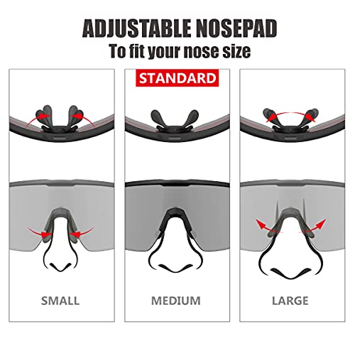 Living out your qool time Polarized Cycling Sunglasses for Women Men Golfing Running Volleyball MTB Outdoor Sports Padel