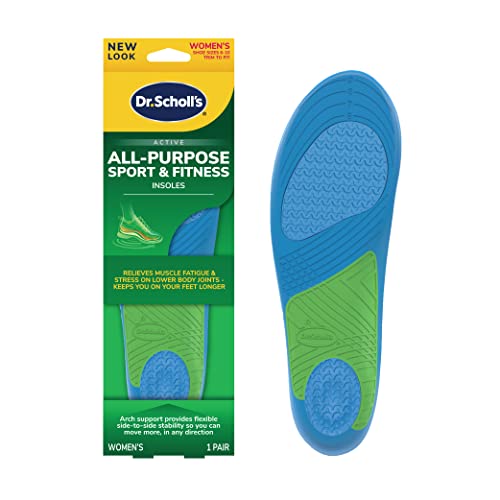 Dr. Scholl’s Sport Insoles - Superior Shock Absorption and Arch Support to Reduce Muscle Fatigue and Stress on Lower Body ...