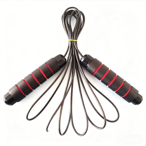 Jump Rope, Adjustable Jump Ropes,Skipping Rope Tangle-Free Rapid Speed with Ball Bearings for Women Men Kids,Exercise & Sl...