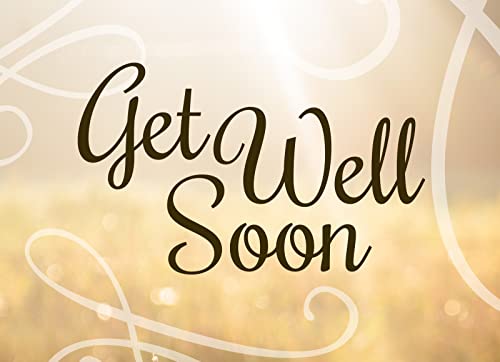 Get Well Soon Cards with Envelopes for Business & Family (Bright Well Wishes) Bulk 25 Pack of Thoughtfully Designed Recove...