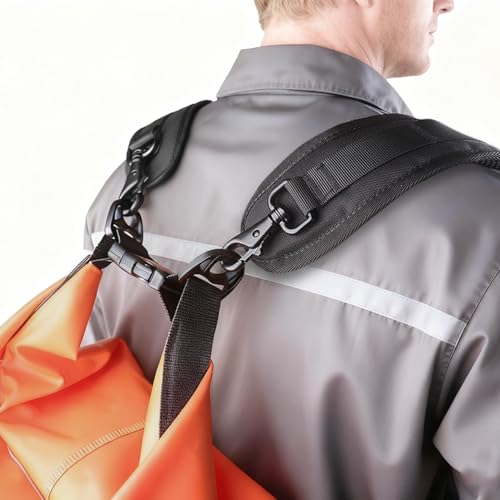 XTACER Multi-Purpose Adjustable Backpack Straps, Padded Shoulder Strap Replacement with Heavy Metal Hooks