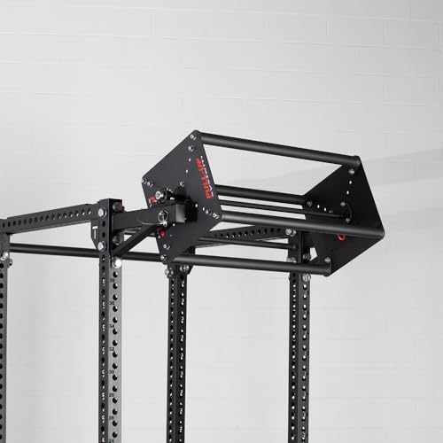 Titan Fitness Titan Series Rack-Mounted Revolving Pull-Up System, 1.25” or 2” Pull-Up Bars