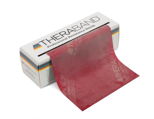 TheraBand-20030 Resistance Bands, 6 Yard Roll Professional Latex Elastic Band For Upper Body, Lower Body, & Core Exercise,...