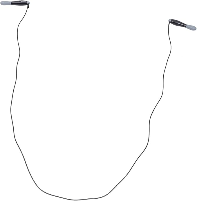 HANABASS Electronic Counting Jump Rope for Adults, Steel Wire Fitness Skipping Rope with Digital Counter, Black-Grey Long ...