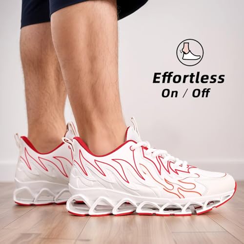 Mens Running Shoes Mesh Breathable Trail Runners Fashion Sport Blade Walking Tennis Sneakers