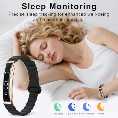 Efolen Smart Bracelet for Women,Ultralight Fitness Tracker Smart Wristband with Heart Rate/Blood Oxygen/Sleep Monitor/Pedo...
