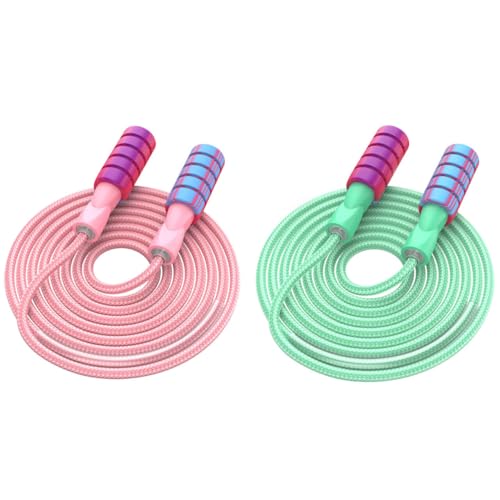 CRHOEIQ Jump Rope for Women Men, Fitness Jumprope for Women Workout, Adjustable Adult Exercise Skipping Rope