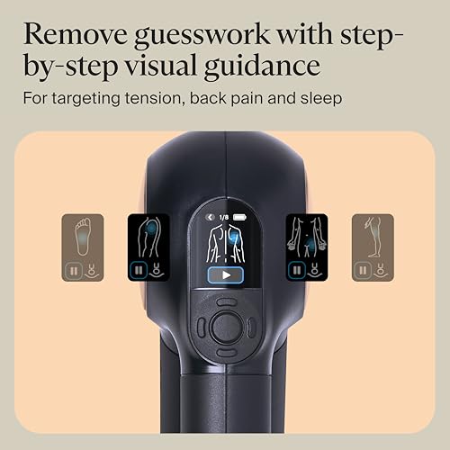 TheraGun Sense (1st Generation) by Therabody - Deep Tissue Massage Gun with Preloaded Routines for Stress Relief, Pain Rel...