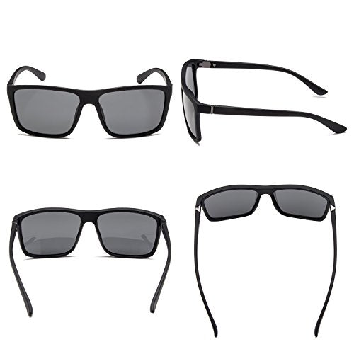 NIEEPA Men's Sports Polarized Sunglasses Square Frame Glasses NP1007
