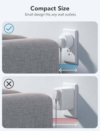 Govee Smart Plug, WiFi Plugs Work with Alexa & Google Assistant, Smart Outlet with Timer & Group Controller, WiFi Outlet f...