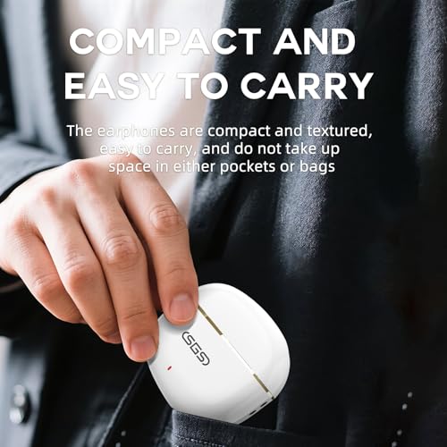 SIMIFLY Wireless Earbuds with ENC Call Noise Reduction, True Wireless Bluetooth 5.3, in-Ear Headphones with Charging Case,...