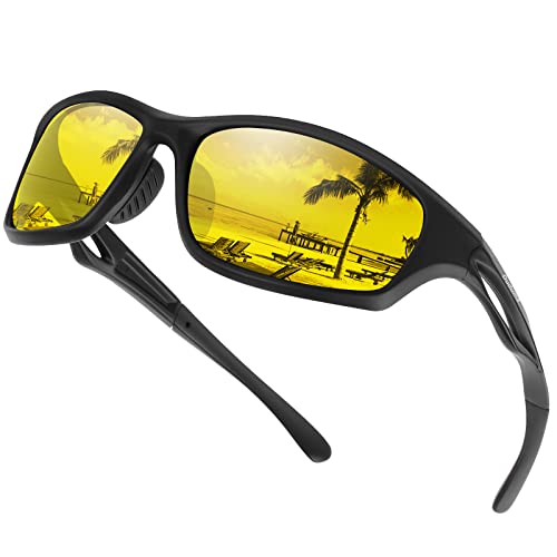 Duduma Polarized Sports Sunglasses for Men Women Running Cycling Fishing Golf Driving Shades Sun Glasses Tr90