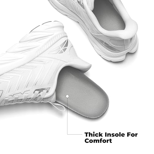 ALLSWIFIT Women's Slip On Walking Shoes Running Comfortable Tennis Breathable Non Slip Athletic Gym Workout Cross Training...