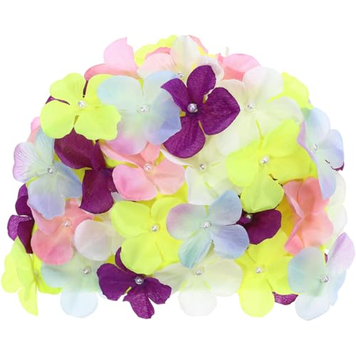 BESPORTBLE Swimming Cap Petal Shower Cap Three- Dimensional Flower Swimming Cap Swim caps for Women Swimming Long Hair 1Pc...